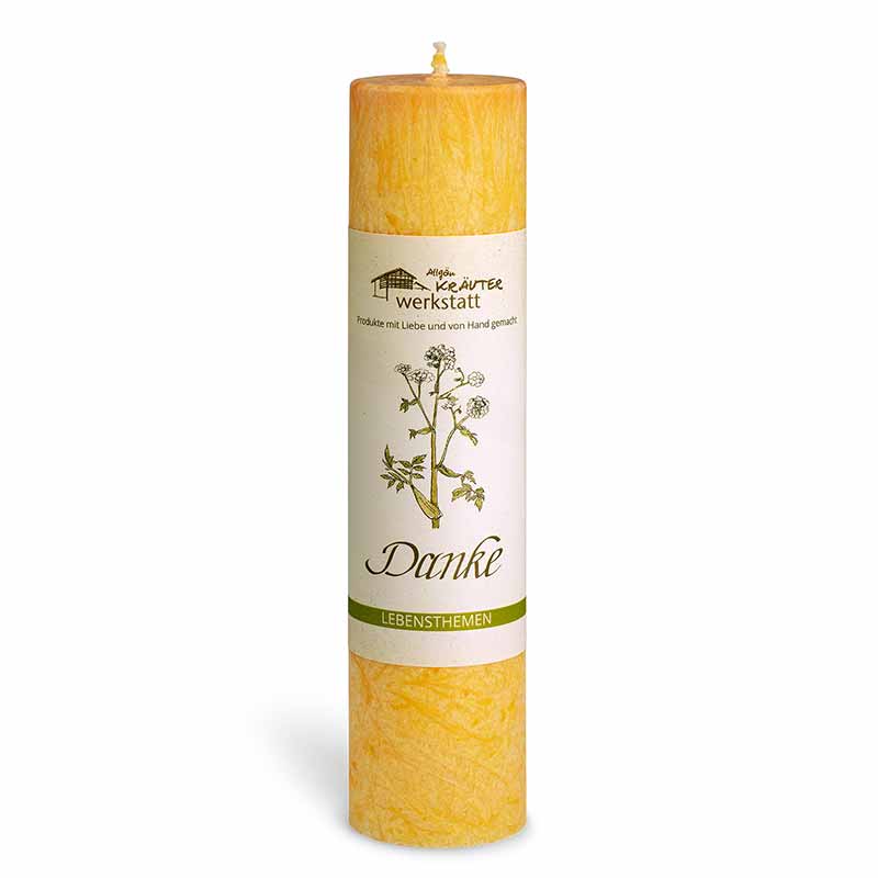 ALLGÄUER KERZE DANKE