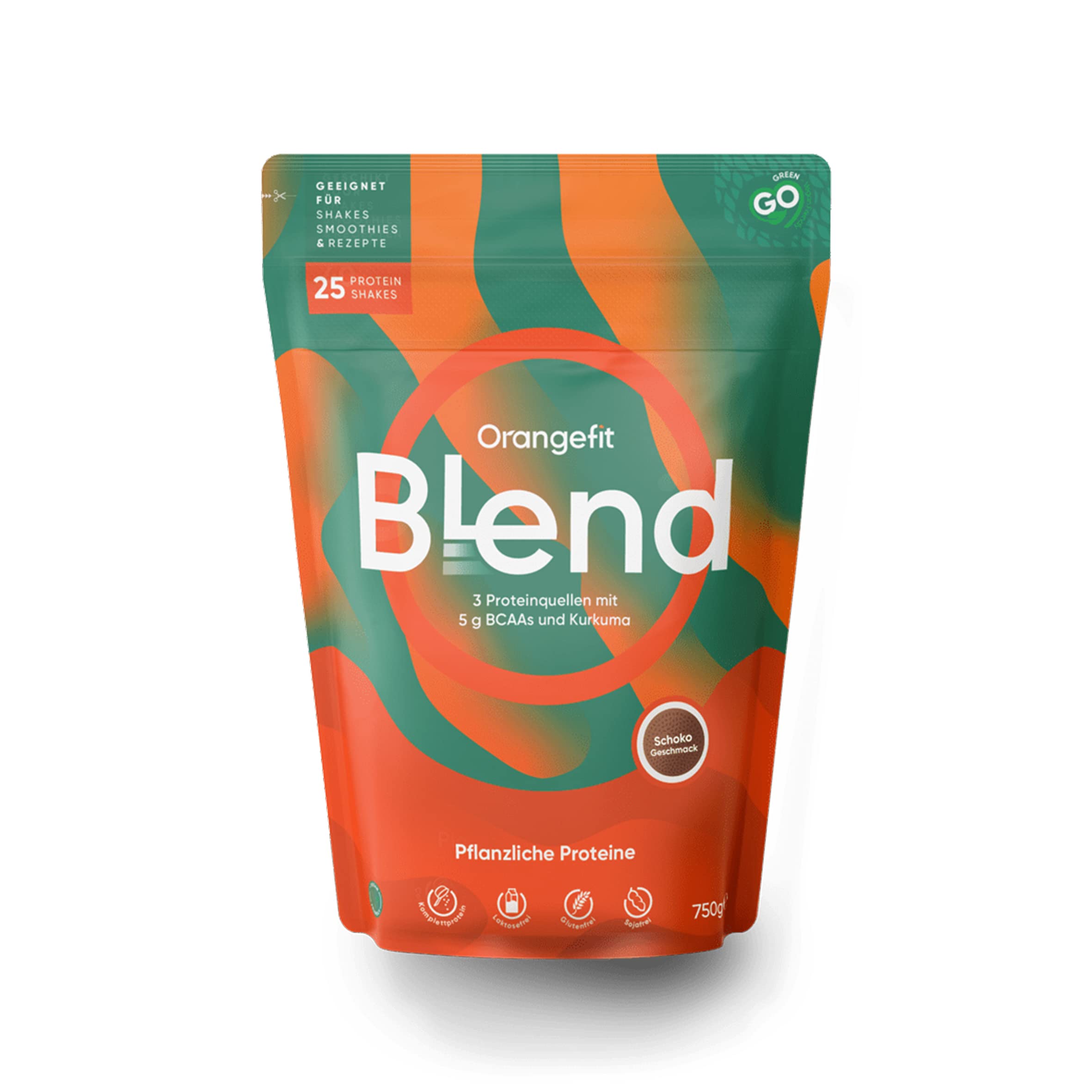 ORANGEFIT PROTEINSHAKE BLEND SCHOKO 750G