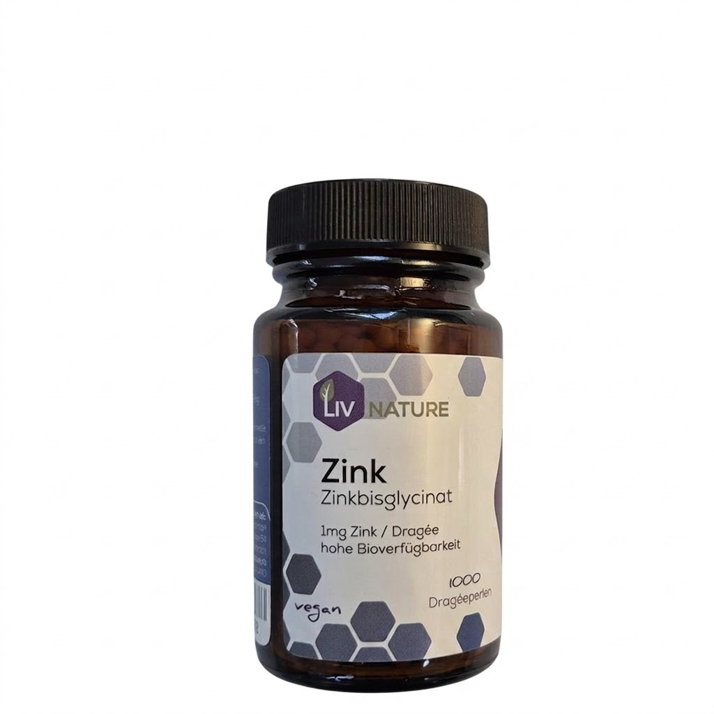 LIV NATURE ZINK DRAGÉE 1000 STK
