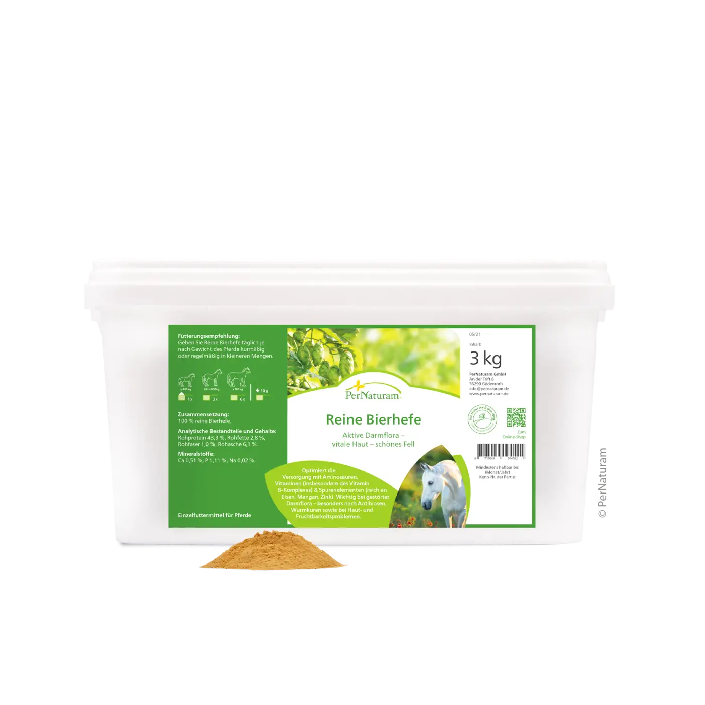 PerNaturam Reine Bierhefe 3kg