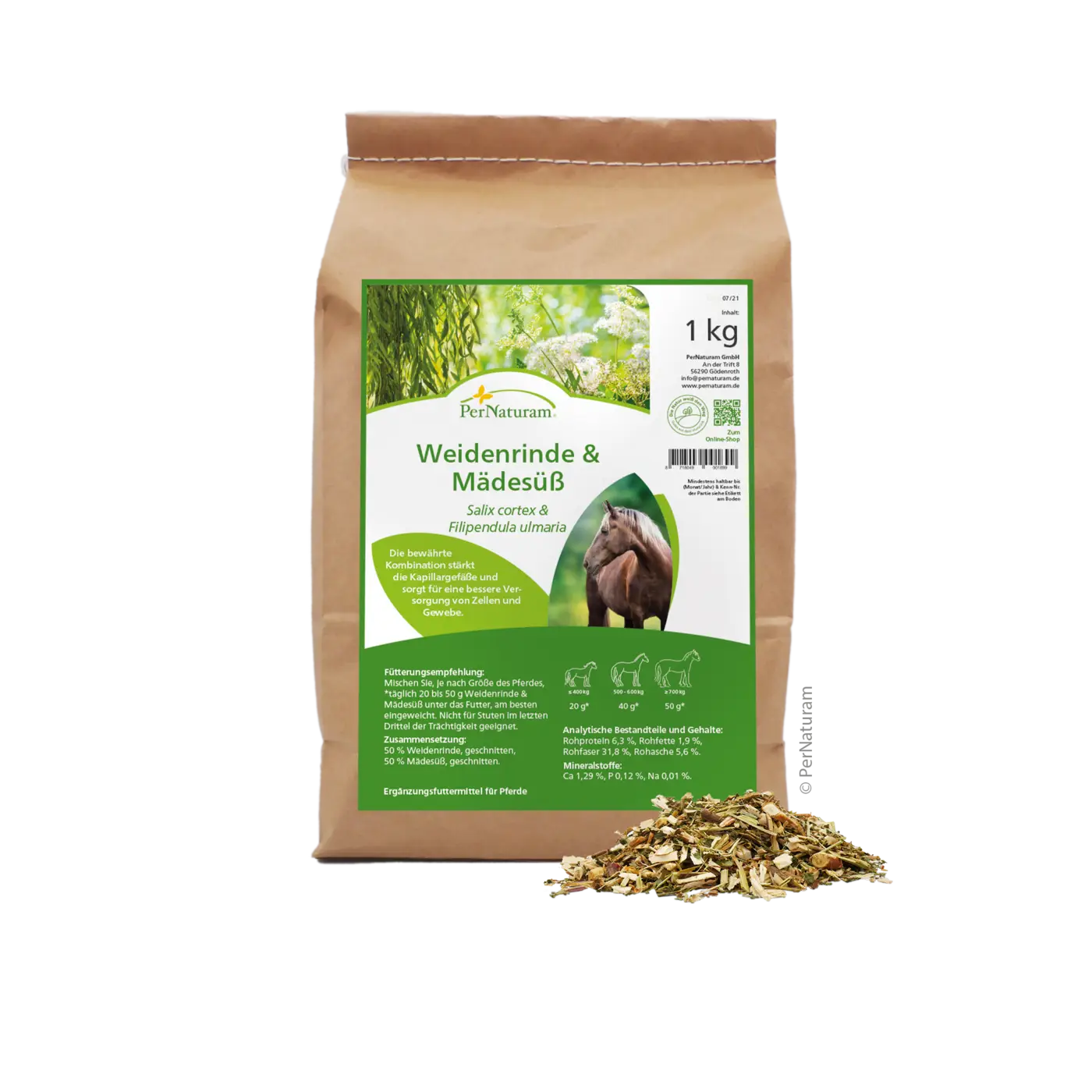 PerNaturam Weidenrinde/Mädesüss 3kg