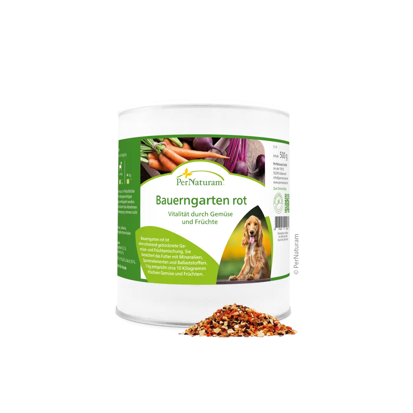 PerNaturam Bauerngarten rot. grob 500g